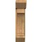 Ekena Millwork Imperial Slat Rough Sawn Bracket w/ Offset Brace, Western Red Cedar, 8"W x 22"D x 34"H BKT0806X22X34IMP06RWR - alternate 3